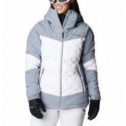 Kurtka Narciarska Zimowa Damska Columbia Wildcard III Down Jacket. Białe kurtki sportowe damskie Columbia, na zimę, l, bez wzorów, bez ramiączek, bez kaptura, narciarskie. Za 1,499.00 zł.