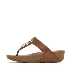 Klapki między palcami damskie FitFlop Lulu Ultra-Jewel. Brązowe klapki damskie FIT FLOP, na lato, bez wzorów, eleganckie, bez obcasa, bez zapięcia. Za 633.00 zł.