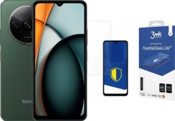 Smartfon Xiaomi Redmi A3 4/128GB Zielony (MZB0GLBEU) + FlexibleGlass Lite. Zielone smartfony Xiaomi. Za 353.00 zł.