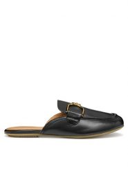 Geox Klapki D Palmaria D55MUA 000TU C9999 Czarny. Czarne klapki damskie Geox, bez wzorów, ze skóry, bez obcasa, bez zapięcia. Za 519.99 zł.