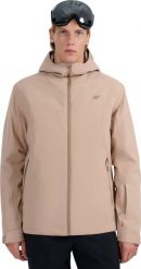 Kurtka narciarska męska 4f Kurtka narciarska męska 4F M0787 beżowa 4FWAW25TTJAM0787 83S XL. Brązowe kurtki sportowe męskie 4F, m, bez wzorów, bez kaptura, narciarskie. Za 233.98 zł.