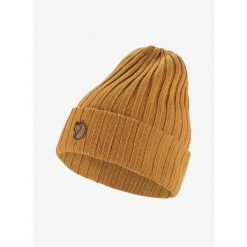 Czapka zimowa Fjallraven Byron Hat - acorn. Brązowe czapki damskie Fjällräven, na zimę, bez wzorów. Za 214.99 zł.