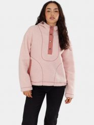 Bluza Damska Fundango Juniper Pile. Niebieskie bluzy damskie FUNDANGO, m, bez wzorów, z materiału, retro, bez ramiączek, z kapturem. Za 299.00 zł.