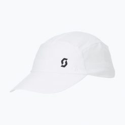 Czapka z daszkiem SCOTT Endurance. Białe czapki damskie Scott, bez wzorów, z elastanu. Za 109.99 zł.