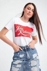 T-shirt Smcallin JOHN RICHMOND. T-shirty damskie John Richmond, s, bez wzorów, bez kołnierzyka, bez ramiączek. W wyprzedaży za 207.57 zł.