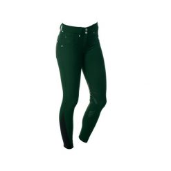 Damskie spodnie do jazdy konnej Flags&Cup Push Up. Zielone rajstopy i pończochy FLAGS&CUP, bez wzorów, z bawełny. Za 448.00 zł.