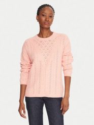 Guess Sweter W5YR56 Z2ZK2 Pomarańczowy Regular Fit. Brązowe swetry nierozpinane damskie Guess, l, z aplikacjami, z syntetyku, bez kołnierzyka, bez ramiączek. Za 359.99 zł.