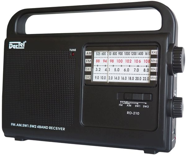 Radio Dartel Przenośne RD-210 czarne. Czarne radia Dartel. Za 72.75 zł.