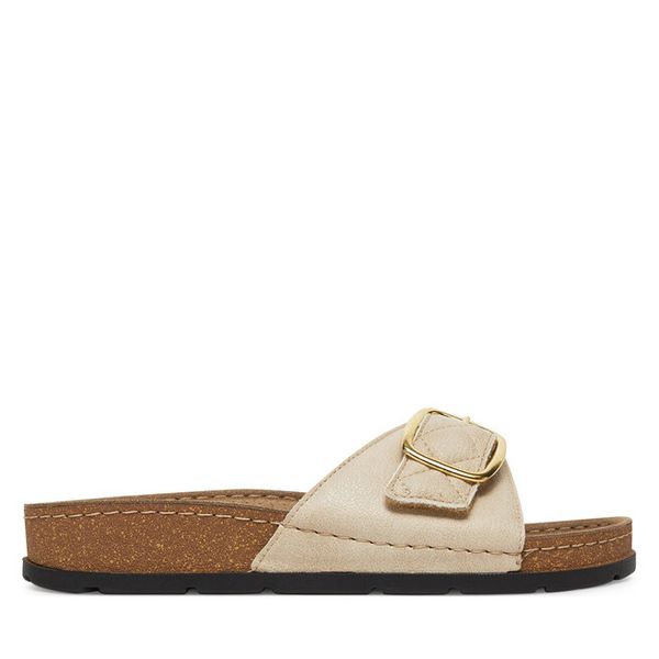 Klapki Scholl. Brązowe klapki damskie Scholl, bez wzorów, bez obcasa, bez zapięcia. Za 249.99 zł.