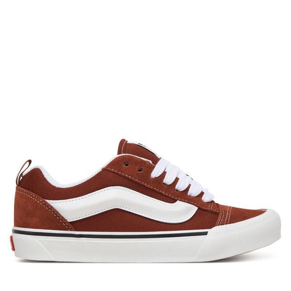 Tenisówki Vans. Czerwone trampki i tenisówki damskie Vans, bez wzorów, bez zapięcia. Za 263.99 zł.