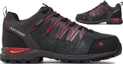 Buty trekkingowe męskie Karrimor MĘSKIE BUTY TREKKINGOWE KARRIMOR PINNACLE LOW K1098-BKR TURYSTYCZNE. Trekkingi męskie Karrimor, bez zapięcia. Za 465.29 zł.