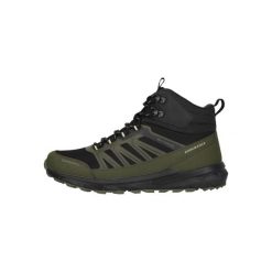 Wodoodporne buty trekkingowe Endurance Ferill. Czarne buty zimowe męskie Endurance, bez wzorów, bez obcasa, bez zapięcia. Za 338.00 zł.
