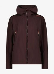 Kurtka przeciwdeszczowa damska CMP Gravelo. Brązowe kurtki sportowe damskie CMP, l, bez wzorów, z materiału, bez ramiączek, bez kaptura, trekkingowe. Za 469.99 zł.