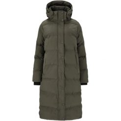 Parka dla kobiet Whistler Adalee. Czarne parki damskie Whistler, bez wzorów, z puchu, bez kaptura. Za 559.00 zł.