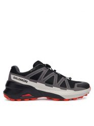 Salomon Buty do biegania Speedcross Peak Gtx L47852800 Czarny. Czarne buty sportowe męskie Salomon, bez wzorów, z materiału, bez zapięcia, do biegania. Za 549.99 zł.