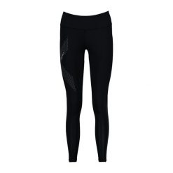 Legginsy treningowe damskie 2XU Force Mid-Rise Compression. Czarne bielizna sportowa damska 2XU, bez wzorów. Za 657.50 zł.