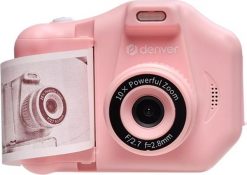 Aparat cyfrowy Denver Denver KPC-1370 pink Kids camera with printer. Aparaty kompaktowe Denver. Za 169.00 zł.
