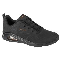 Buty sportowe Sneakersy damskie, Tres-Air Uno - Ah-Mazing. Czarne obuwie sportowe damskie Skechers, bez wzorów, z materiału, bez zapięcia, trekkingowe. Za 329.99 zł.