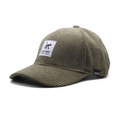 Czapka z daszkiem – sztruksowa – z recyklingu / dla dorosłych (zielona). Zielone czapki damskie SURF MONKEY, bez wzorów, z poliesteru, sportowe. Za 159.95 zł.