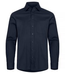 Clique Koszula z długim rękawem Stretch Regular Fit. Niebieskie koszule męskie CLIQUE, xl, bez wzorów, z bawełny, bez kołnierzyka, bez ramiączek. Za 188.33 zł.