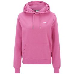 Bluza damska Fila Bruchsal. Czerwone bluzy damskie Fila, m, bez wzorów, z bawełny, casualowe, bez ramiączek, z kapturem. Za 280.27 zł.