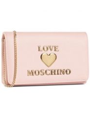 LOVE MOSCHINO Torebka JC4057PP1BLE0600 Różowy. Czerwone torebki do ręki damskie Love Moschino, bez wzorów, ze skóry, bez dodatków. Za 989.99 zł.