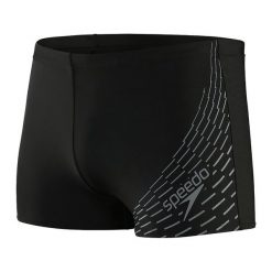 Bokserki kąpielowe męskie Speedo Medley Logo Aquashort. Czarne kąpielówki męskie Speedo, m, bez wzorów, z poliesteru. Za 209.79 zł.