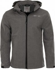 Męska kurtka softshell Spitsbergen Norway Wms Jacket Melange Grey. Szare kurtki męskie Erima, m, bez wzorów, z materiału. Za 254.99 zł.