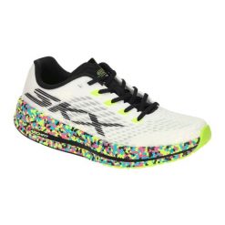 Buty SKECHERS GO RUN RAZOR 5 Biały. Białe obuwie sportowe damskie Skechers, bez wzorów, z tkaniny, bez zapięcia. Za 617.66 zł.
