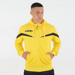 Kurtka Damska Rozgrzewkowa Żółto-Niebieska Model Turcja. Niebieskie kurtki sportowe damskie Legea, s, bez wzorów, z bawełny, bez ramiączek, bez kaptura, do biegania. Za 96.00 zł.
