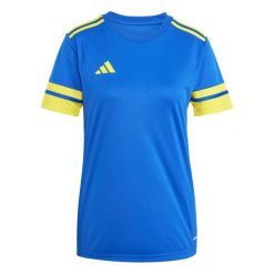 Koszulka damska adidas Squadra 25 Jersey niebieska JN5409 ROZMIAR S. Niebieskie bluzki damskie Adidas, s, bez wzorów, z jersey, sportowe, bez kołnierzyka, bez ramiączek. Za 75.00 zł.