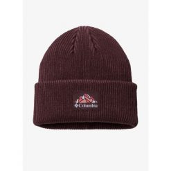 Czapka zimowa Columbia Provisions Cuffed Beanie - moonvista/mountain. Czerwone czapki damskie Columbia, na zimę, bez wzorów. Za 89.99 zł.