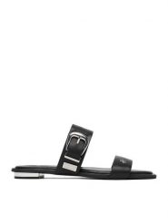 Beverly Hills Polo Club Klapki EO-R26SS09144-01 Czarny. Czarne klapki damskie Beverly Hills Polo Club, bez wzorów, ze skóry, bez obcasa, bez zapięcia. Za 279.99 zł.
