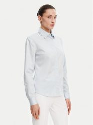 Guess Koszula W5RH31 WAF10 Niebieski Regular Fit. Niebieskie koszule damskie Guess, l, z aplikacjami, z bawełny, bez kołnierzyka, bez ramiączek. Za 239.99 zł.