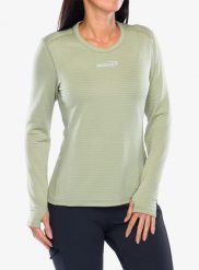 Bluza damska bez kaptura Inov-8 Adventure Mid Crew. Zielone bluzy damskie Inov-8, l, bez wzorów, z materiału, bez ramiączek, bez kaptura. Za 324.49 zł.