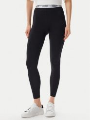 Guess Legginsy V5GB04 KCSA2 Czarny. Czarne legginsy damskie Guess, z aplikacjami, z syntetyku. Za 139.99 zł.