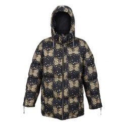 Kurtka Damska Christian Lacroix Gallican Messangers Print Baffled Padded Jacket. Czarne kurtki sportowe damskie Regatta, xl, bez wzorów, z puchu, bez ramiączek, bez kaptura, trekkingowe. Za 307.99 zł.