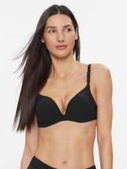 Chantelle Góra od bikini Emblem C17TNP Czarny. Czarne bikini Chantelle, bez wzorów, z syntetyku. Za 299.99 zł.