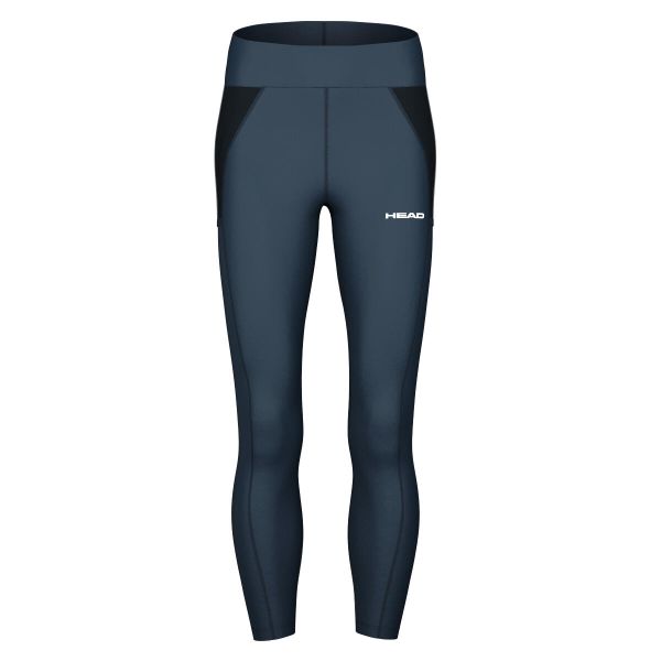 Damskie legginsy Head Tech. Niebieskie legginsy damskie Head, xl, bez wzorów, z elastanu, tenisowe. W wyprzedaży za 306.00 zł.