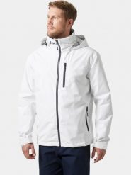 Kurtka Żeglarska Męska Helly Hansen Crew HD Midlayer 2. Białe kurtki męskie Helly Hansen, m, bez wzorów, z polaru, bez kaptura. Za 599.20 zł.
