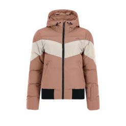 Damska kurtka narciarska Protest Jilly. Brązowe kurtki sportowe damskie Protest, na zimę, bez wzorów, bez ramiączek, bez kaptura, narciarskie. Za 775.50 zł.
