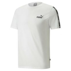 Koszulka męska sportowa Puma Essential. Białe koszulki sportowe męskie Puma, m, bez wzorów, bez ramiączek, na jogę i pilates. Za 153.00 zł.