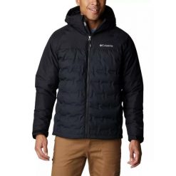 Kurtka puchowa męska Columbia Grand Trek II Down Hooded. Brązowe kurtki męskie Columbia, na zimę, m, bez wzorów, z puchu, sportowe, bez kaptura. Za 1,399.00 zł.