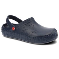 Niebieskie Klapki Big Star Męskie Wodoodporne Buty. Niebieskie klapki męskie BIG STAR, bez wzorów, bez zapięcia. Za 79.99 zł.
