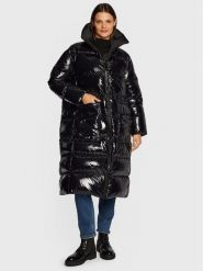 Calvin Klein Płaszcz zimowy High Shine K20K204687 Czarny Regular Fit. Czarne płaszcze damskie Calvin Klein, na zimę, s, bez wzorów, z syntetyku, bez kołnierzyka, bez kaptura. Za 1,479.00 zł.