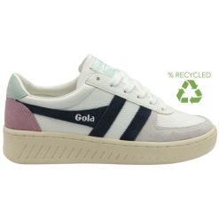 Sneakersy damscy Gola Grandslam Trident. Białe obuwie sportowe damskie Gola, bez wzorów, bez zapięcia. Za 470.50 zł.