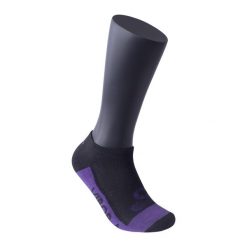 Skarpety niewidoczne Vibor-a Czarny/Fiolet 35-38. Czerwone skarpetki damskie VIBORA, bez wzorów, z elastanu. Za 121.99 zł.