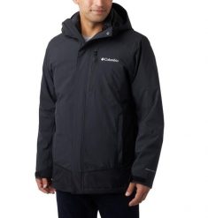 Kurtka Columbia Lhoste III IC Jacket 1864256010. Czarne kurtki sportowe męskie Columbia, m, bez wzorów, z materiału, bez kaptura, trekkingowe, omni-heat (columbia). Za 1,108.70 zł.