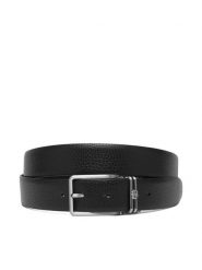 BOSS Pasek B Icon Plq 50572925 Czarny. Czarne paski męskie Boss, ze skóry. Za 679.99 zł.