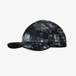 Czapka z daszkiem dla dorosłych Buff 5 Panel Go Cap. Czarne czapki damskie Buff, bez wzorów, z elastanu, sportowe. W wyprzedaży za 127.43 zł.